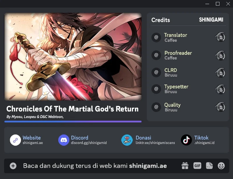 Komik Chronicles Of The Martial God’s Chapter 150 Fix gambar 1